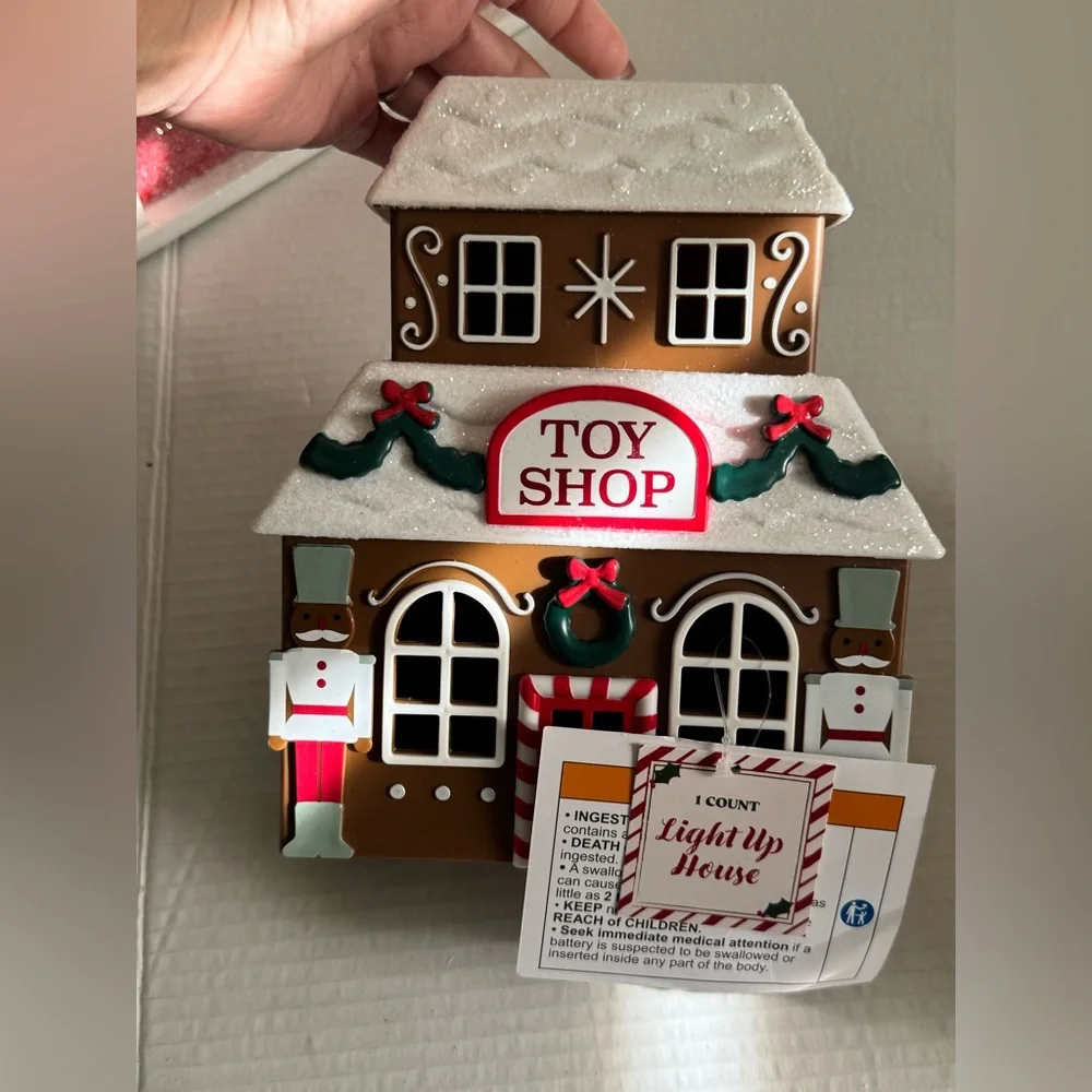 Set of 3 Target Festive Holiday Village BNWT